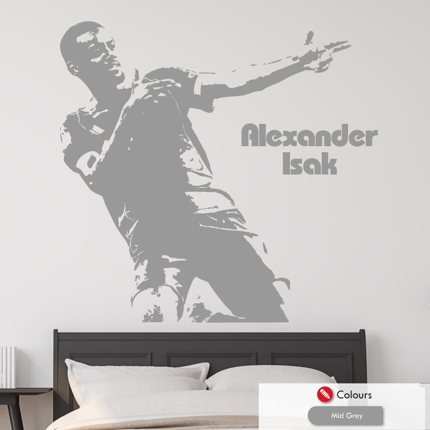Alexander Isak Liverpool football wall art decal