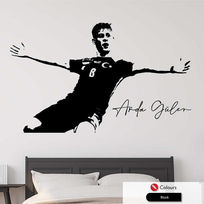 Arda Guler goal celebration wall art sticker