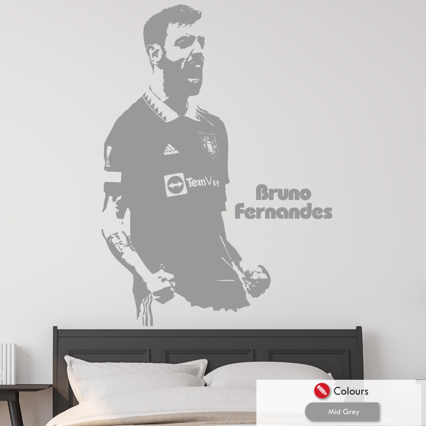 Bruno Fernandes Man Utd Wall Art Decal