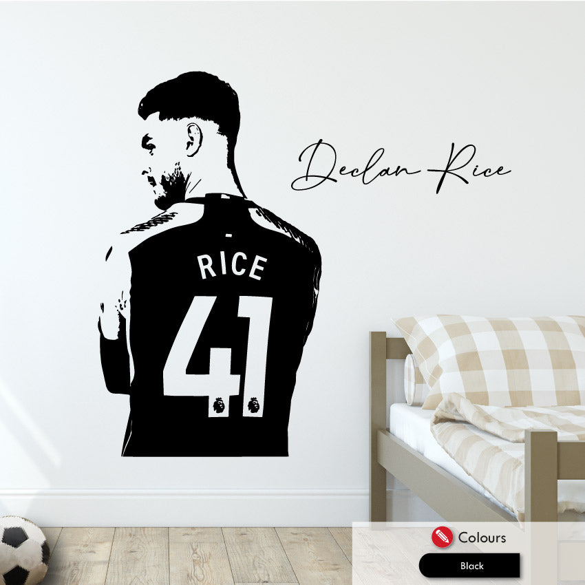 Declan Rice Arsenal Football Wall Sticker