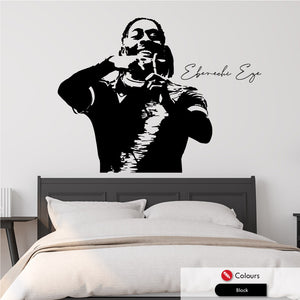 Eberechi Eze Football celebration wall art sticker