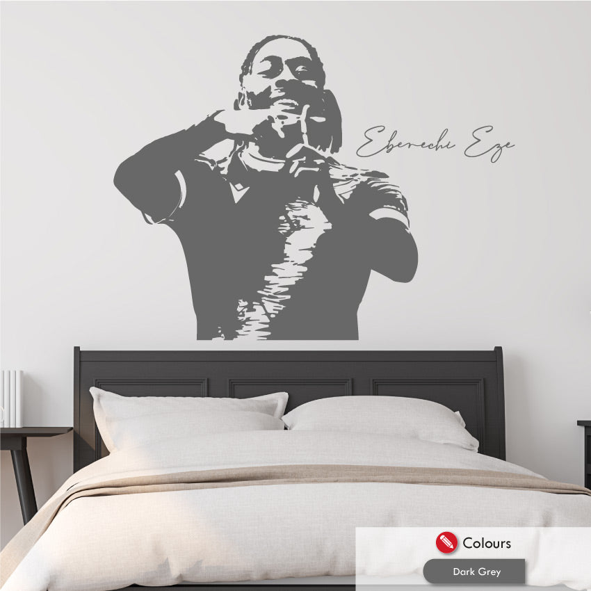 Eberechi Eze Football celebration wall art sticker