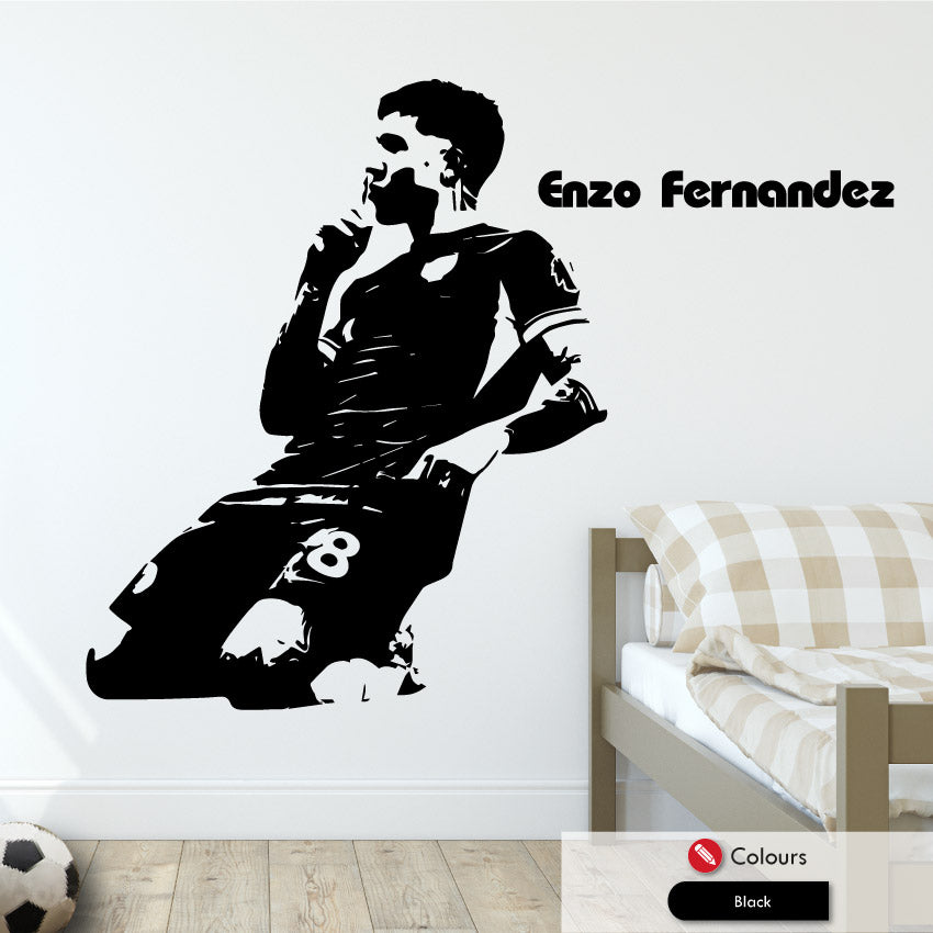 Enzo Fernandez chelsea bedroom wall art sticker