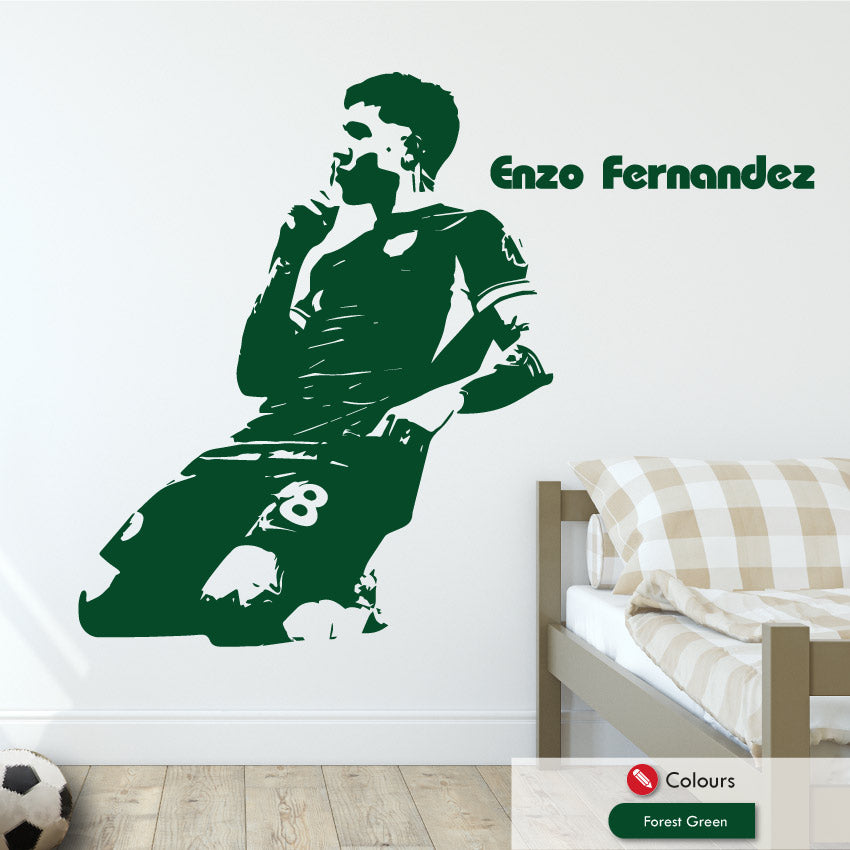 Enzo Fernandez chelsea bedroom wall art sticker