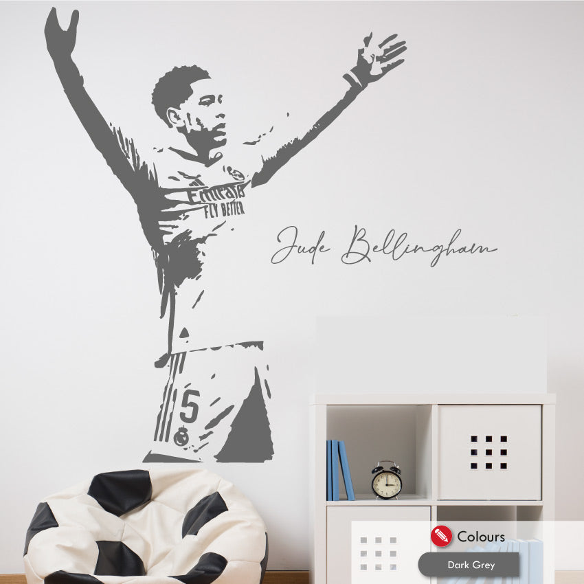 Jude Bellingham celebration wall art sticker