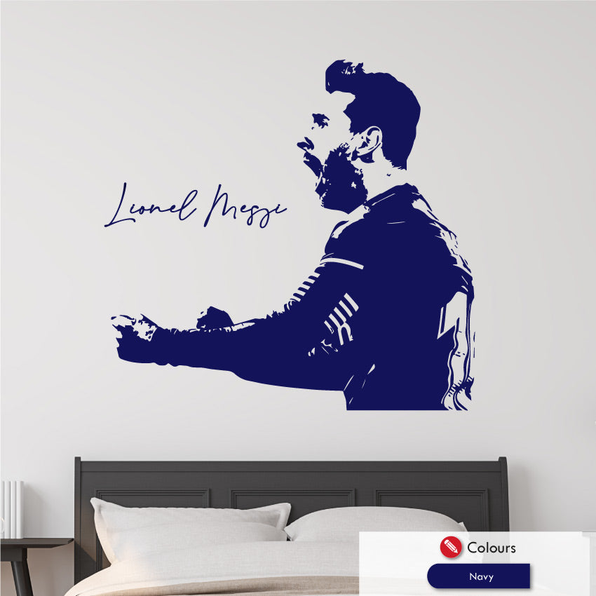 Lionel Messi bedroom wall art decal