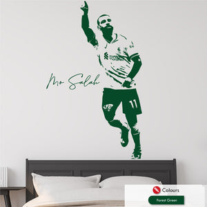 Mo Salah Liverpool Football Wall Art Sticker