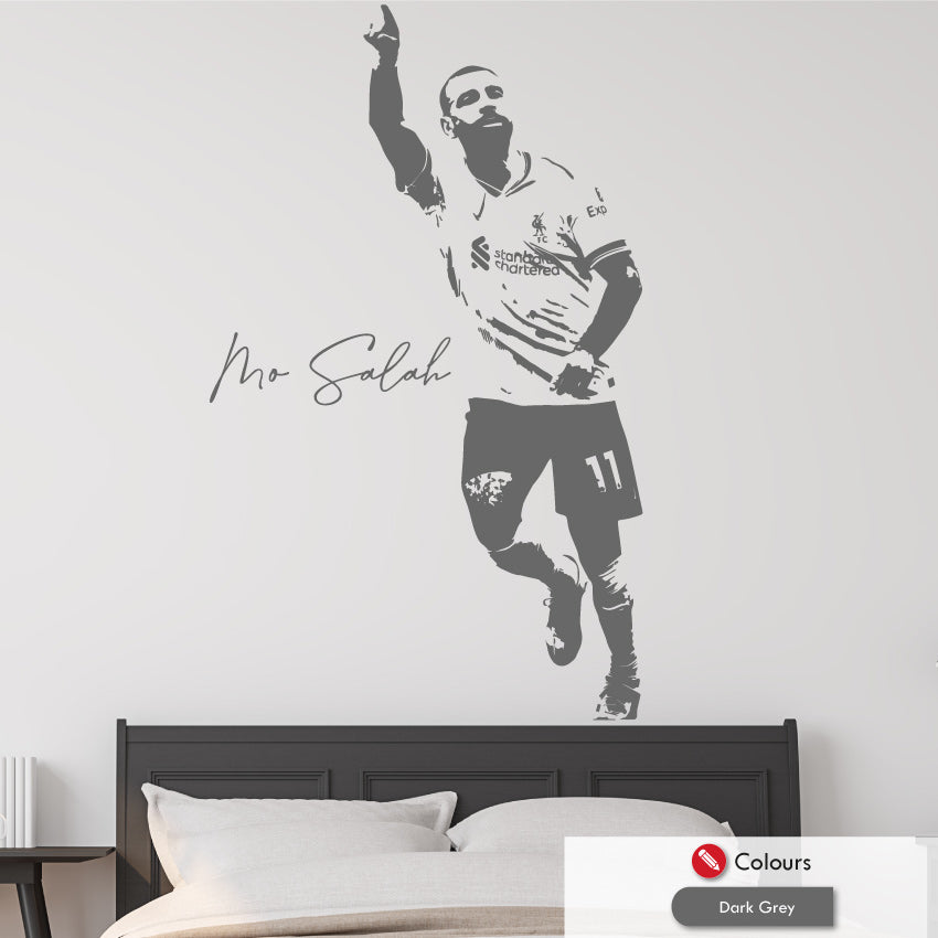 Mo Salah Liverpool Football Wall Art Sticker