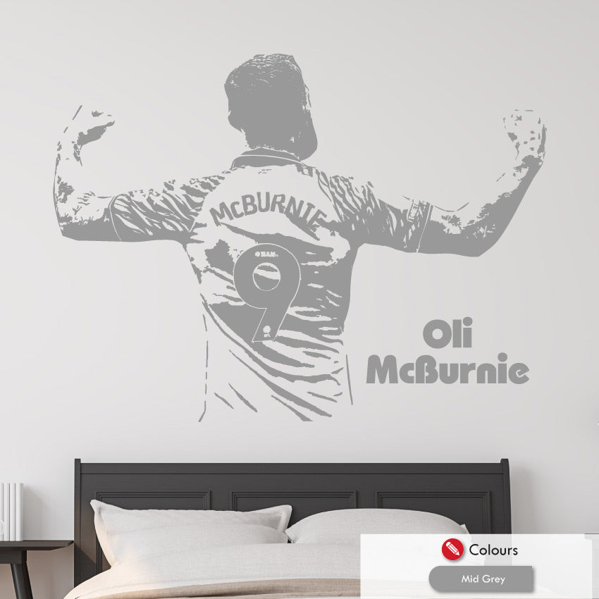 Oli McBurnie Hull City Football bedroom wall art sticker