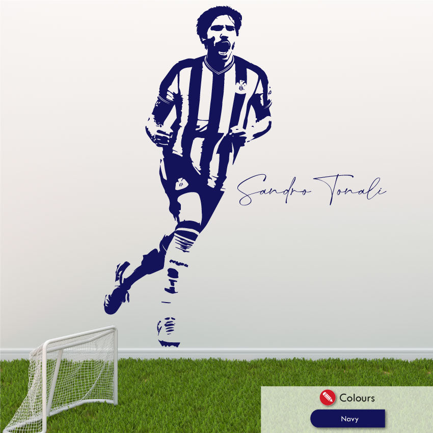 Sandro Tonali Newcastle Footballer Wall Sticker