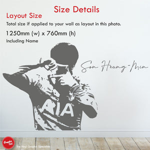 
            
                Load image into Gallery viewer, Son Heung-Min Spurs Football Wall Sticker
            
        