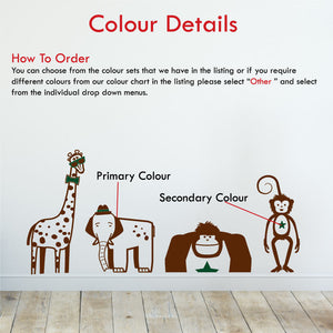 
            
                Load image into Gallery viewer, Animal Nursery Decals Colour Details
            
        