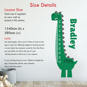 
            
                Load image into Gallery viewer, Dinosaur Growth Chart Personalised Wall Decal
            
        