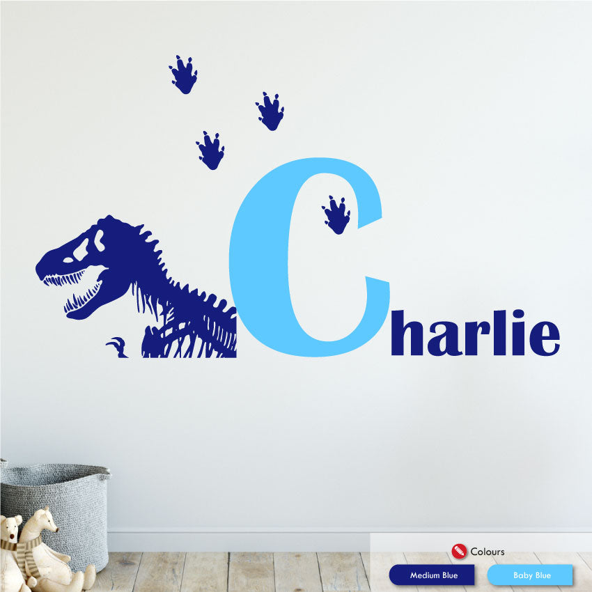 
            
                Load image into Gallery viewer, Dinosaur Personalised Wall Sticker
            
        