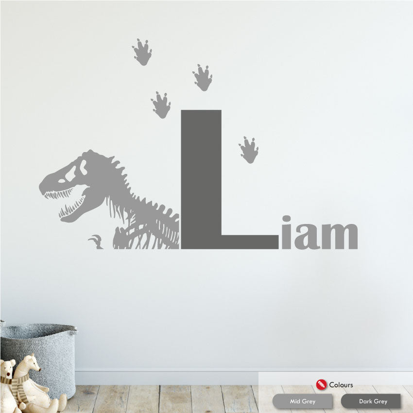 
            
                Load image into Gallery viewer, Dinosaur Personalised Wall Sticker
            
        