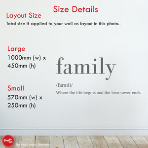 
            
                Load image into Gallery viewer, Family Noun Quote Wall Decal
            
        