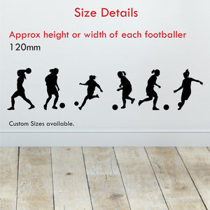 
            
                Load image into Gallery viewer, Female Football Wall Sticker Set
            
        