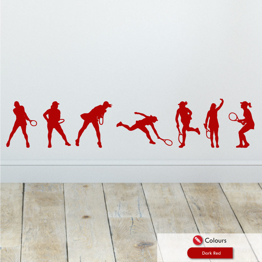 
            
                Load image into Gallery viewer, Tennis Girls Wall Sticker Set
            
        