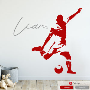 Football Personalised Wall Sticker