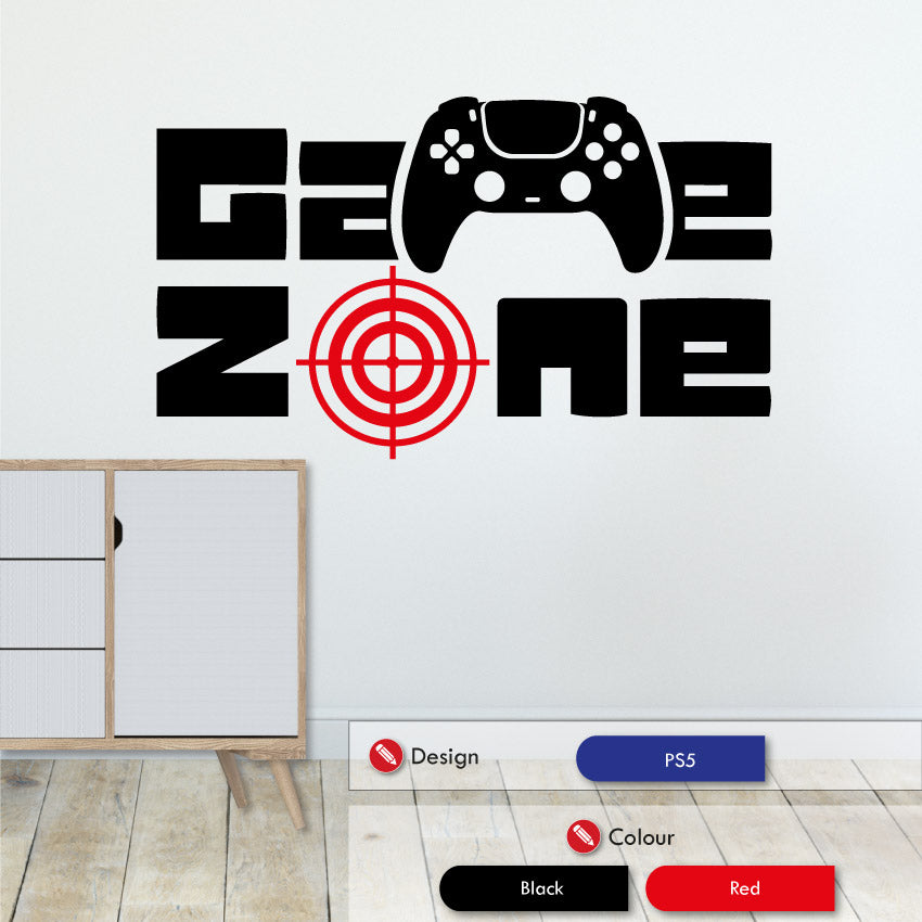 Game Zone Target Gaming Wall Art Sticker