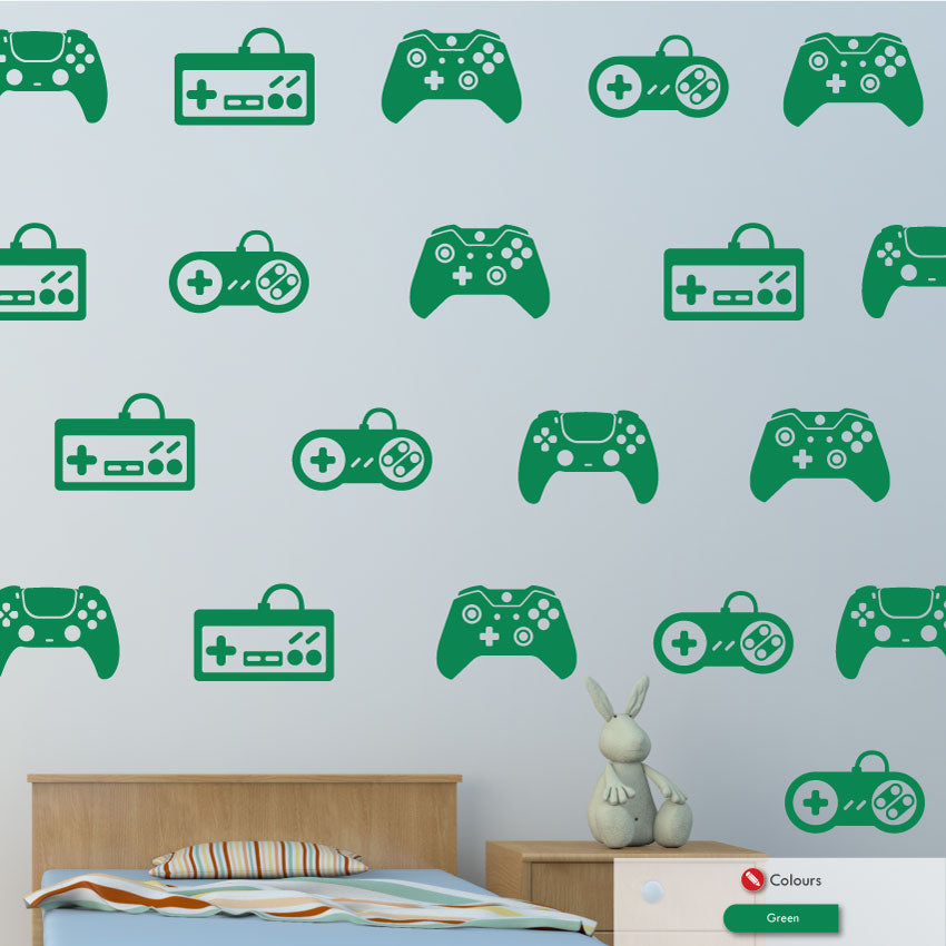 Gaming Controller Wall Art Stickers
