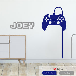 
            
                Load image into Gallery viewer, Gaming PS5 Personalised Wall Decal
            
        