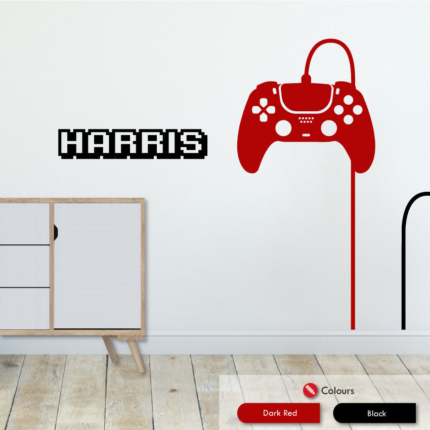 Gaming PS5 Personalised Wall Decal
