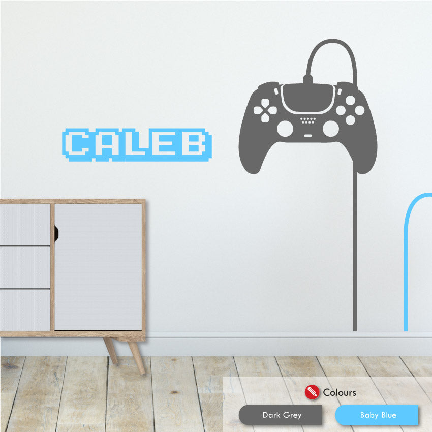 Gaming PS5 Personalised Wall Decal