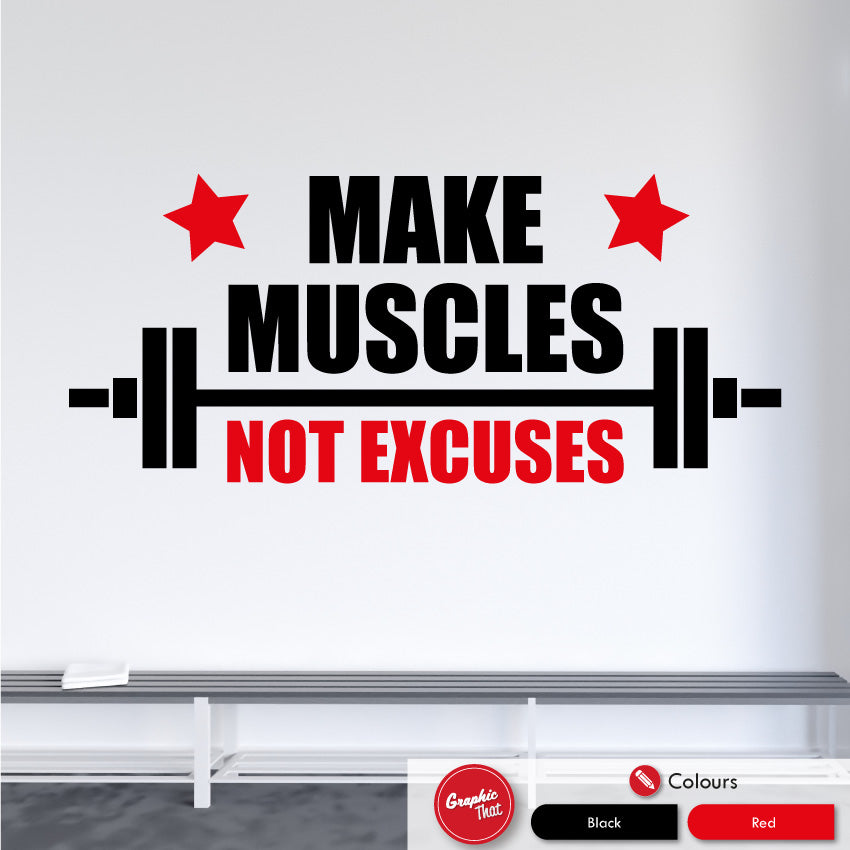 
            
                Load image into Gallery viewer, Gym Motivational Wall Art Quote Decal
            
        