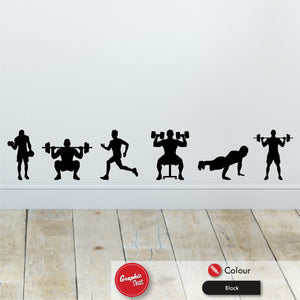 
            
                Load image into Gallery viewer, Gym Wall Sticker Set
            
        