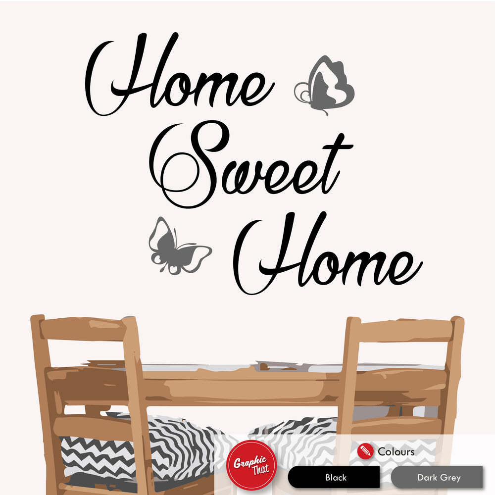Home Sweet Home Wall Art Sticker