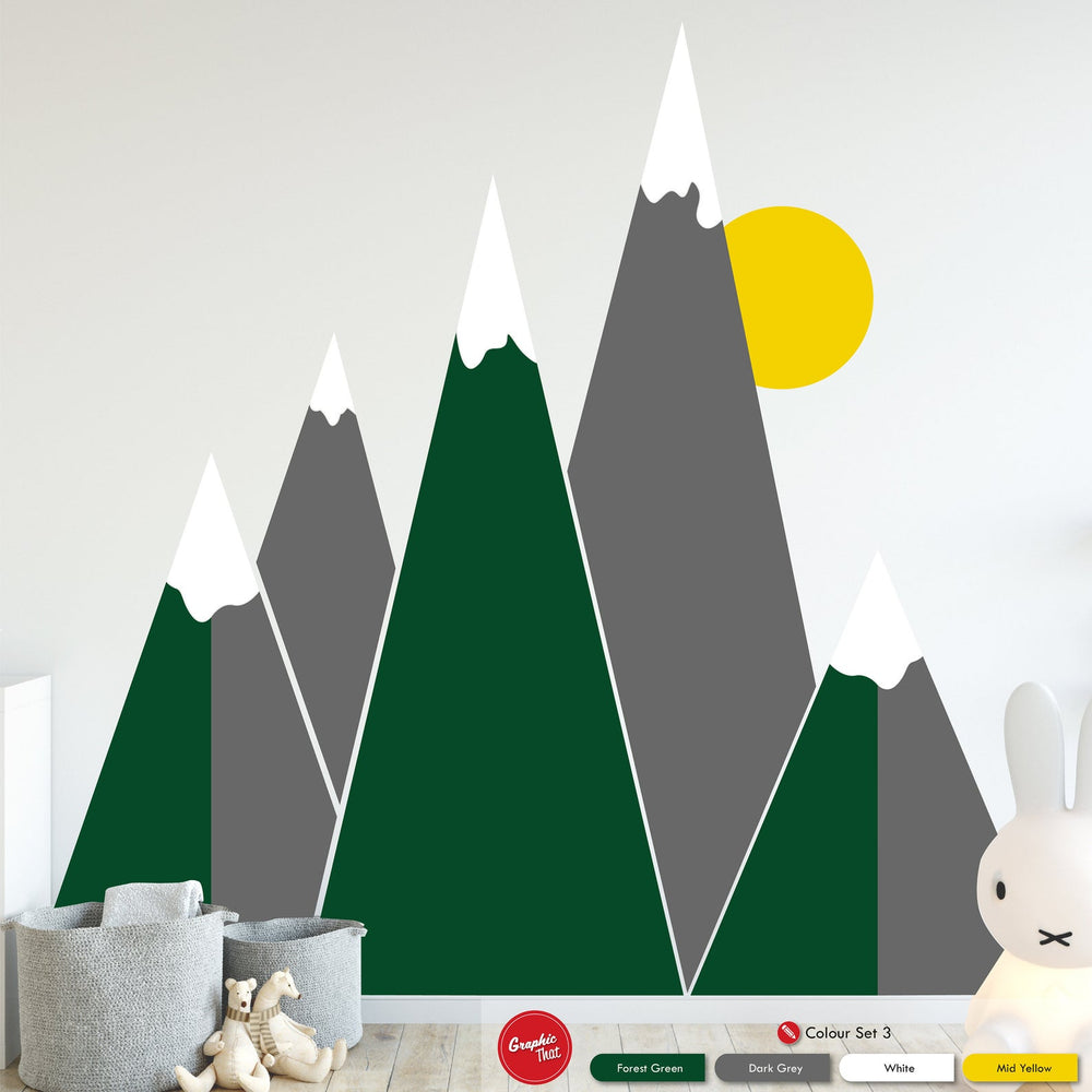 
            
                Load image into Gallery viewer, Mountain Range Wall Art Sticker
            
        