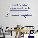 Kitchen Funny Wall Quote Decal