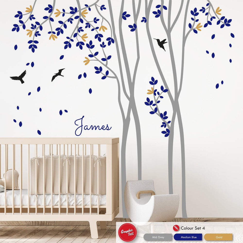 Tall Tree Personalised Wall Art Sticker – Graphic That