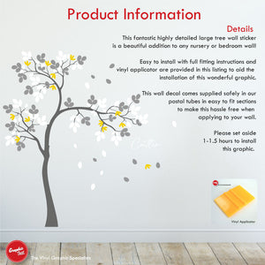 overhanging personalised wall decal product information