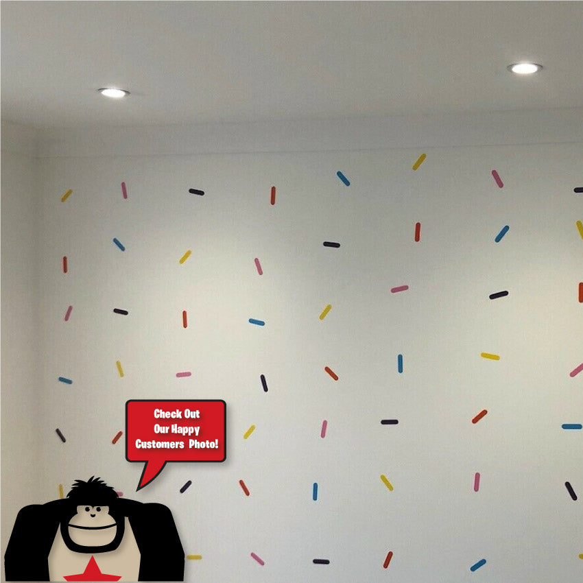 
            
                Load image into Gallery viewer, Sprinkles Wall Sticker Decal Set
            
        