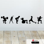 Ladies wall decal stickers