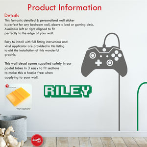 XBOX One Personalised Wall Sticker product information