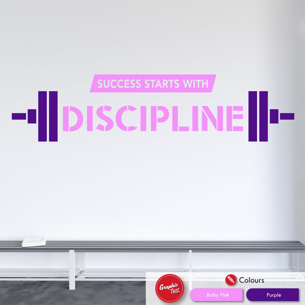 
            
                Load image into Gallery viewer, Gym Wall Art Sticker Quote
            
        